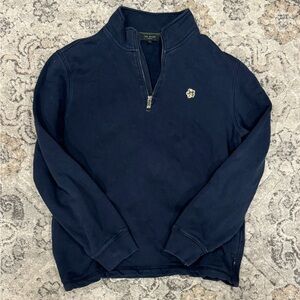 Ted baker Navy Quarter Zip